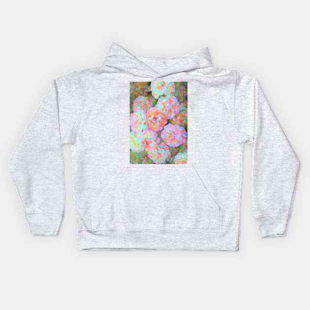 Pastel Hydrangea Kids Hoodie by redwitchart